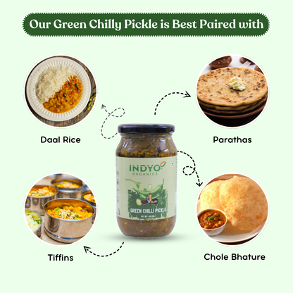 Green Chilli Pickle 400 Gm